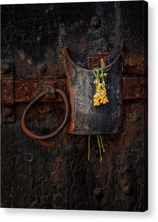 Latch Acrylic Print featuring the photograph Latch by Thomas Hall