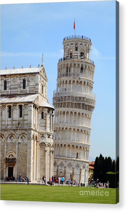 Day Acrylic Print featuring the photograph La torre di Pisa by Matteo Colombo