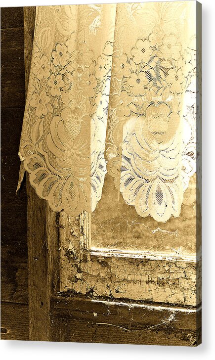Lace Acrylic Print featuring the photograph Old Lace by Linda McRae