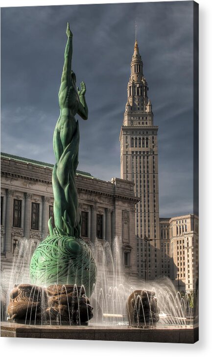 2x3 Acrylic Print featuring the photograph The Fountain of Eternal Life by At Lands End Photography