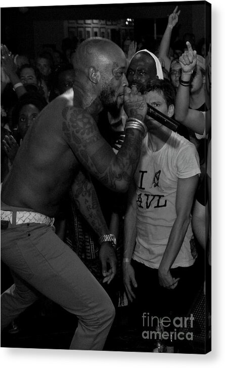 2011 Acrylic Print featuring the photograph mikeflo with Dead Prez #5 by David Oppenheimer