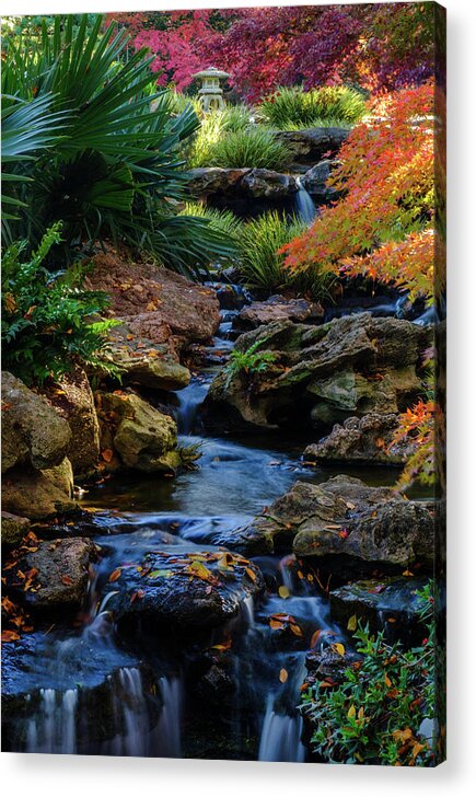 Waterfalls Acrylic Print featuring the photograph Maple Falls IV by Johnny Boyd