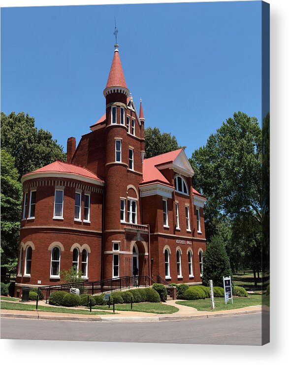 Ventress Hall Acrylic Print featuring the photograph Ventress Hall Ole Miss by Joshua House