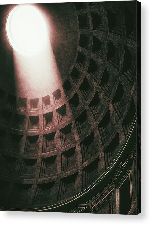 Pantheon Acrylic Print featuring the photograph Pantheon Light by Lawrence Knutsson