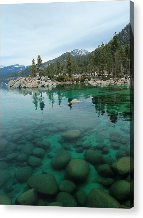 Lake Tahoe Acrylic Print featuring the photograph Portrait of April by Sean Sarsfield