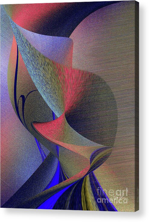 Costume Acrylic Print featuring the digital art Costume Of Consciousness by Leo Symon