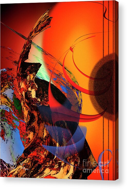 Love Acrylic Print featuring the digital art Have You Ever Really Loved The Woman by Leo Symon