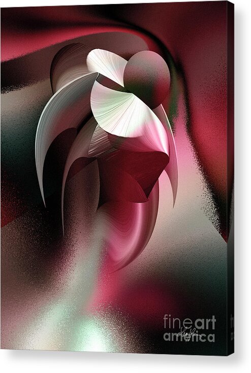 Multidimensionality Acrylic Print featuring the digital art Multidimensionality Of The Soul by Leo Symon