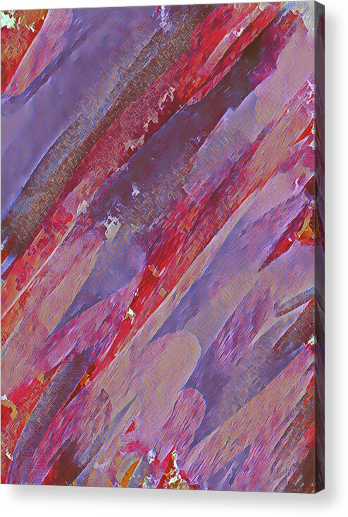  Acrylic Print featuring the digital art Pain by Michelle Hoffmann