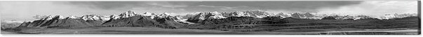 Alaska Acrylic Print featuring the photograph Alaska Range BW by Peter J Sucy