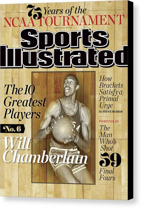 Magazine Cover Canvas Print featuring the photograph The 10 Greatest Players 75 Years Of The Tournament Sports Illustrated Cover by Sports Illustrated