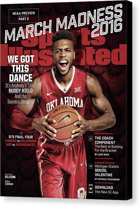 Magazine Cover Canvas Print featuring the photograph We Got This Dance 2016 March Madness College Basketball Sports Illustrated Cover by Sports Illustrated