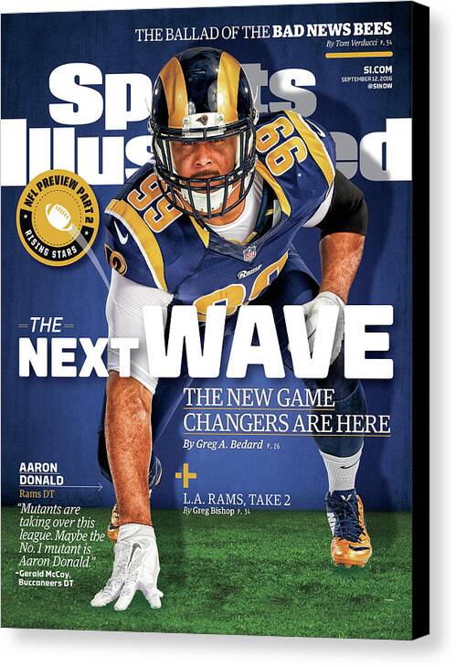 Magazine Cover Canvas Print featuring the photograph The Next Wave The New Game Changers Are Here Sports Illustrated Cover by Sports Illustrated
