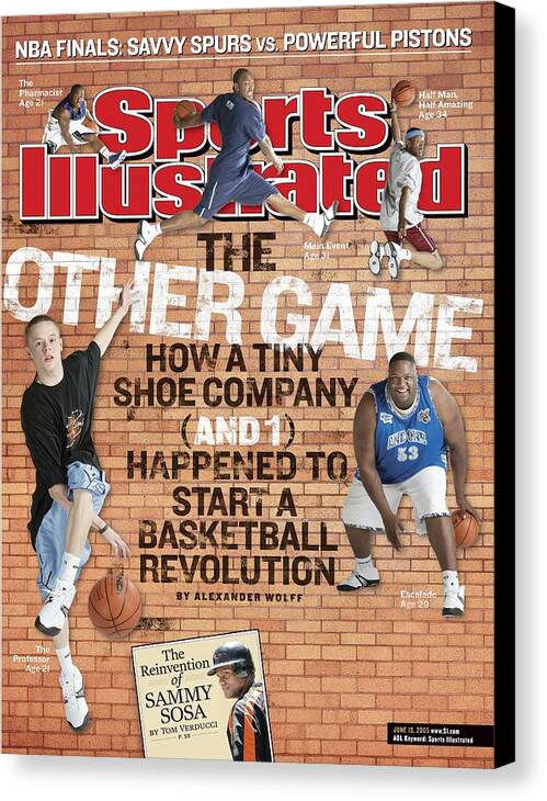 Sports Illustrated Canvas Print featuring the photograph And One Mix Tapes Sports Illustrated Cover by Sports Illustrated