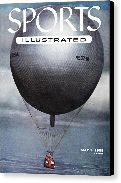 Magazine Cover Canvas Print featuring the photograph Ballooning Over Pennsylvania Sports Illustrated Cover by Sports Illustrated