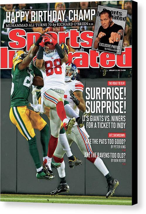 Green Bay Canvas Print featuring the photograph Divisional Playoffs - New York Giants V Green Bay Packers Sports Illustrated Cover by Sports Illustrated