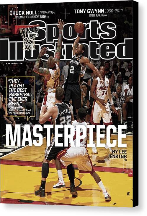 Magazine Cover Canvas Print featuring the photograph Masterpiece Sports Illustrated Cover by Sports Illustrated
