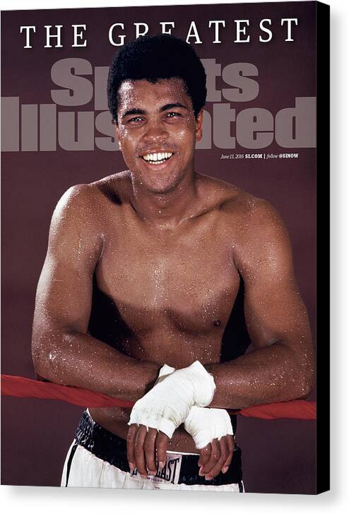 #faatoppicks Canvas Print featuring the photograph Muhammad Ali The Greatest Sports Illustrated Cover by Sports Illustrated