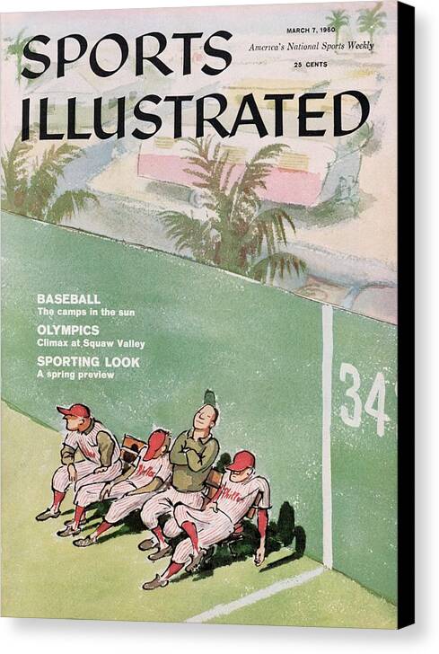 Magazine Cover Canvas Print featuring the photograph Philadelphia Phillies Spring Training Sports Illustrated Cover by Sports Illustrated