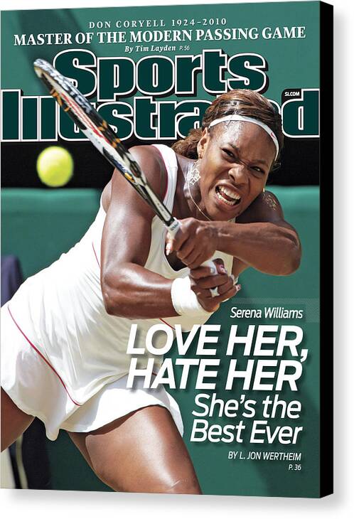 Tennis Canvas Print featuring the photograph The Championships - Wimbledon 2010 Day Twelve Sports Illustrated Cover by Sports Illustrated