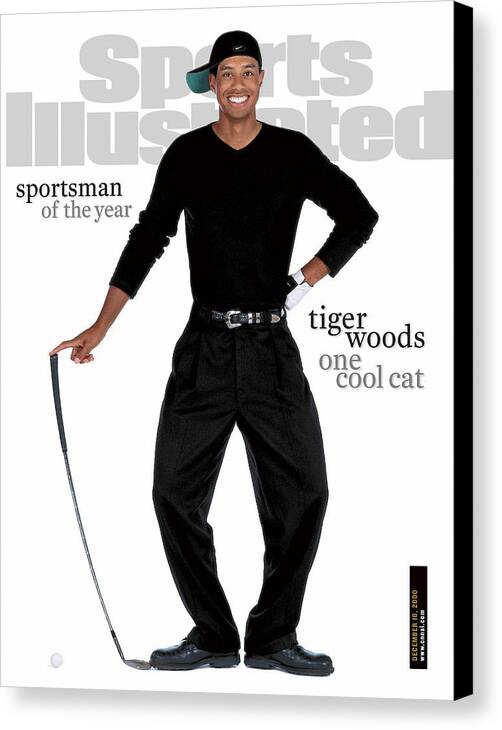 Event Canvas Print featuring the photograph Tiger Woods Sports Illustrated Cover by Sports Illustrated