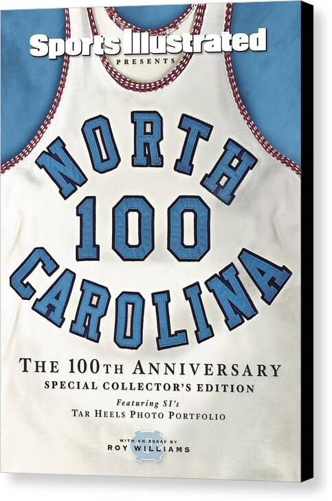 North Carolina Canvas Print featuring the photograph University Of North Carolina Basketball Memorabilia Sports Illustrated Cover by Sports Illustrated
