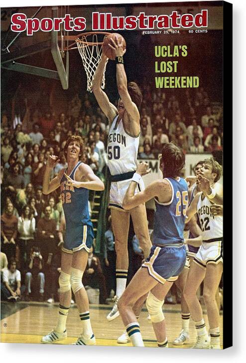 Magazine Cover Canvas Print featuring the photograph University Of Oregon Gerald Willett Sports Illustrated Cover by Sports Illustrated