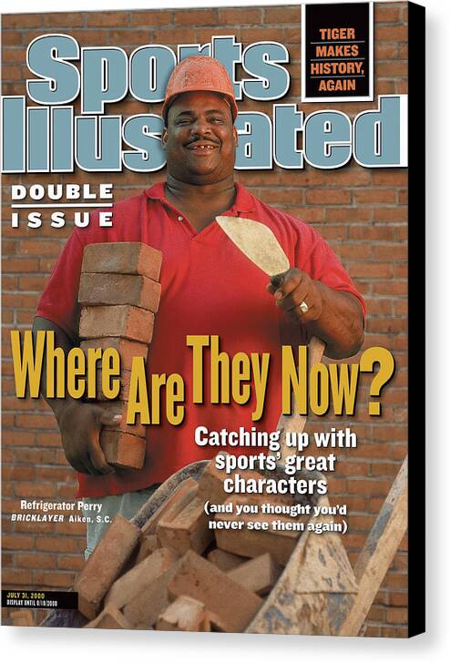 People Canvas Print featuring the photograph William Perry, Where Are They Now Sports Illustrated Cover by Sports Illustrated