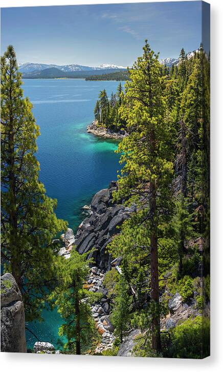Dl Bliss Canvas Print featuring the photograph DL Bliss Lookout by Brad Scott by Brad Scott