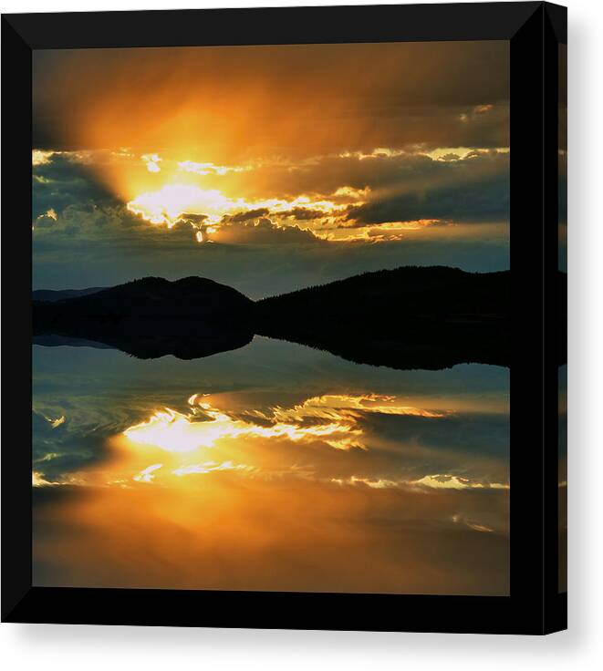 Sunset Canvas Print featuring the photograph Dreaming by Kevin Bone