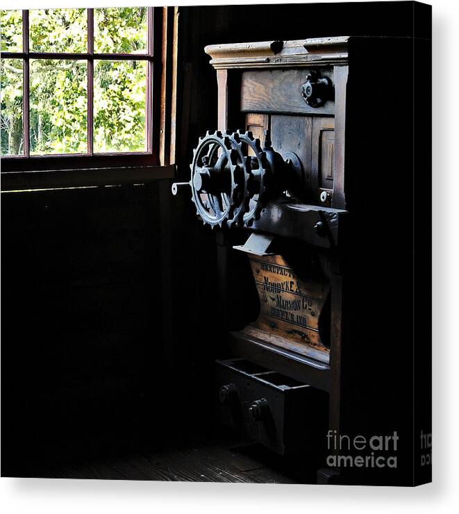 Past Canvas Print featuring the photograph Nordyke Marmon Grind Me a Pound by Lee Craig