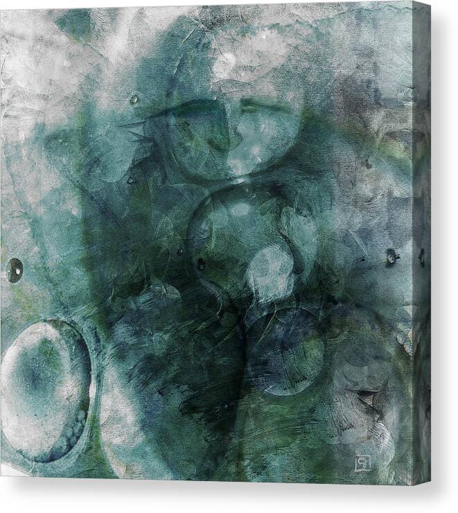 Abstract Canvas Print featuring the painting The Longing by Jean Moore