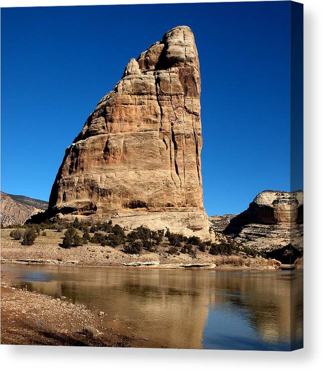 Steamboat Rock Canvas Print featuring the photograph Steamboat Rock Color by Joshua House