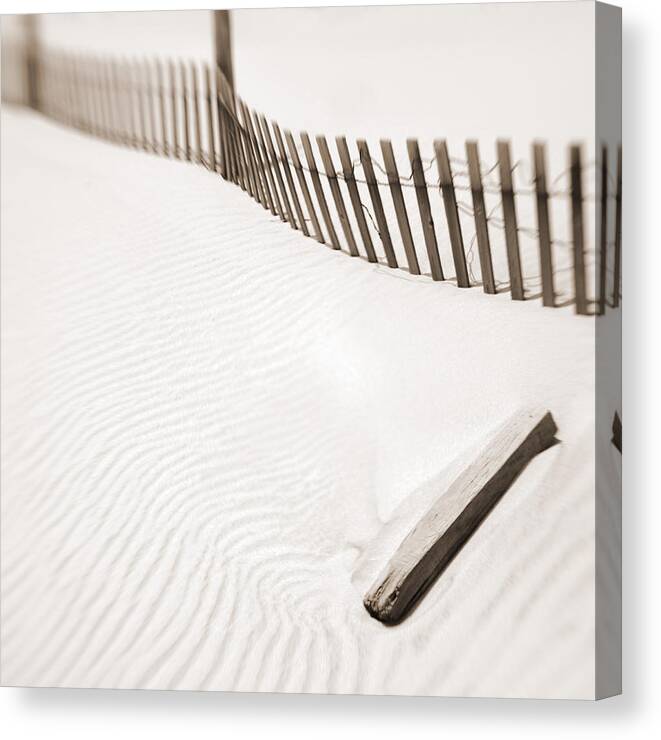 Sand Dunes Canvas Print featuring the photograph Delaware Dunes Number Five by Bob Coates