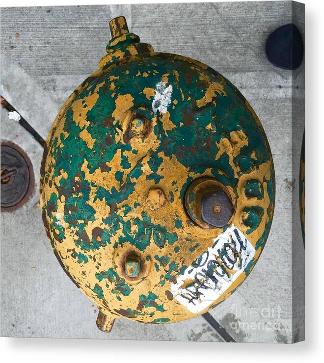 Fire Hydrant Canvas Print featuring the photograph Fire Hydrant #2 by Suzanne Lorenz