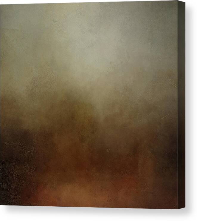 Abstract Landscape Canvas Print featuring the painting Autumn Harmony by Jai Johnson