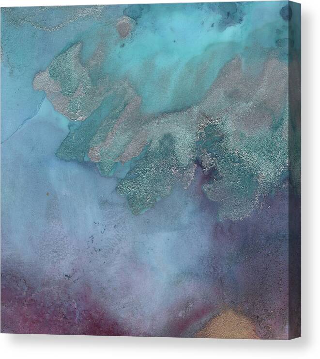 Abstract Canvas Print featuring the painting Dream Deep by Jai Johnson