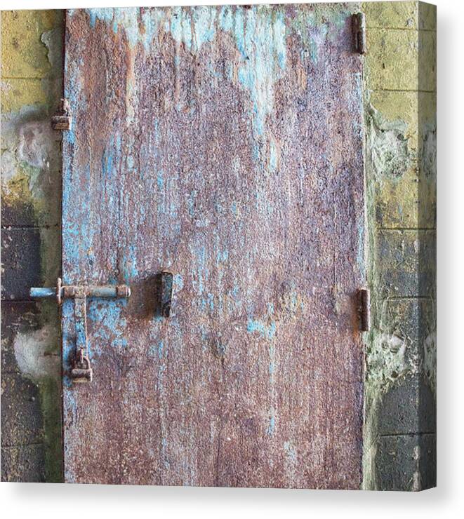 Door Canvas Print featuring the photograph Melleh Door by Jessica Levant