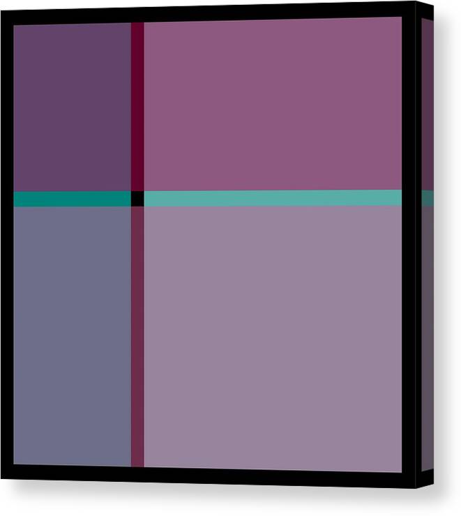 Alphabet Canvas Print featuring the painting i K - ALPHABET WINDOW COMPONENT by Revad Codedimages