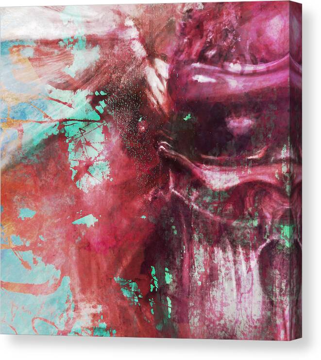 Mf-008 Canvas Print featuring the mixed media Mf-008 by Spdr Tnk