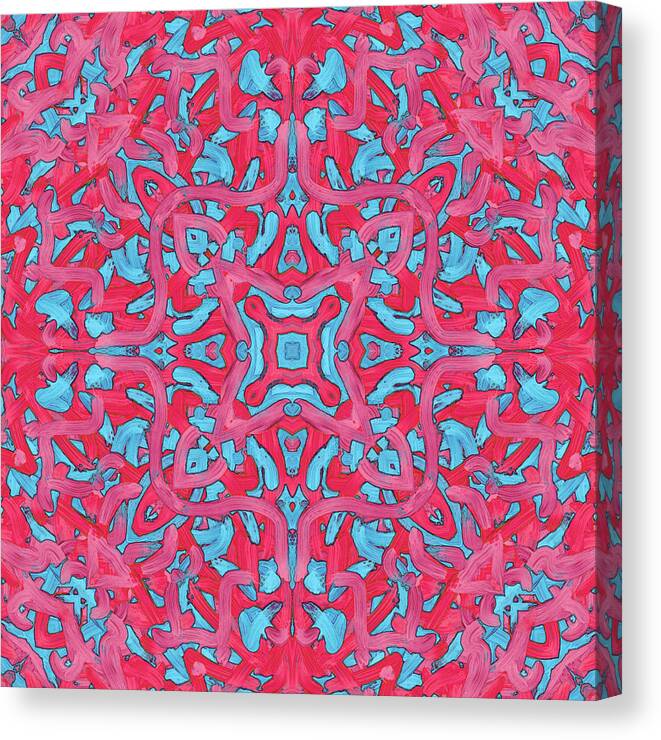 Colour Canvas Print featuring the painting S U N - Pattern by Revad Codedimages