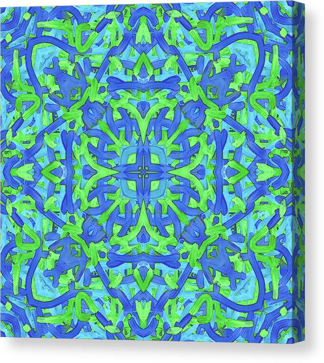 Colour Canvas Print featuring the painting T U E - Pattern by Revad Codedimages