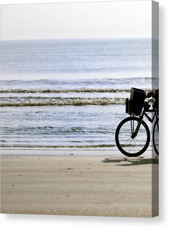 Bicycle Canvas Print featuring the photograph On The Edge by Bill Linhares