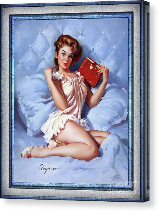 Gil Elvgren Pin Up Girls Giclee Canvas Print Paintings Poster Reproduction