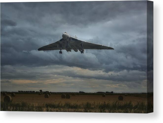 Vulcan Canvas Print featuring the photograph Vulcan Bomber by Jason Green
