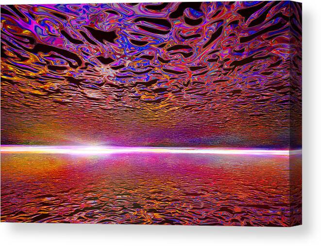 Reflections Canvas Print featuring the digital art 030415 by Matthew Lindley