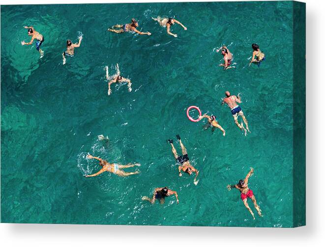 Summer Canvas Print featuring the photograph @@ #1 by Carlo Tonti