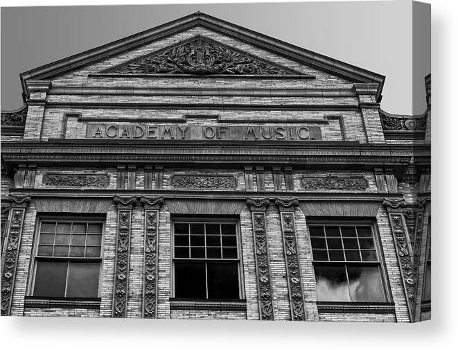 Massachusetts Canvas Print featuring the photograph Academy Of Music Nothampton Massachusetts #2 by Phil Cardamone