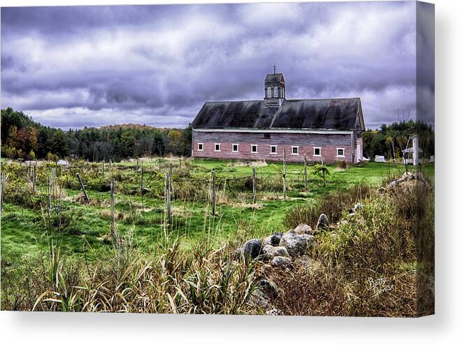 Nh Canvas Print featuring the photograph After The Harvest #1 by Betty Denise