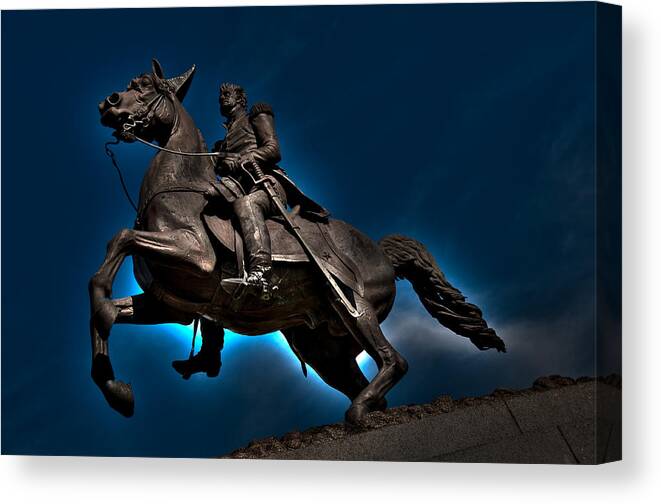 Andrew Jackson Canvas Print featuring the photograph Andrew Jackson #1 by Ron White